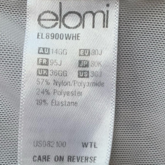 Elomi.  Size 36GG.   Excellent condition.  No stains or damage. - Picture 3 of 4